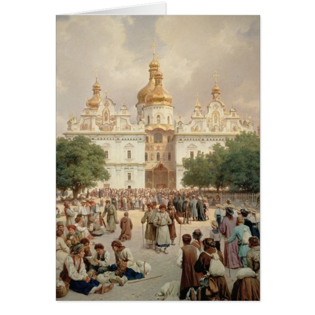 Cartão A grande igreja (Frente)