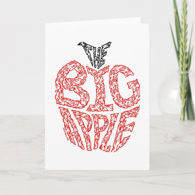 CARTÃO A GRANDE MAÇÃ (Frente)