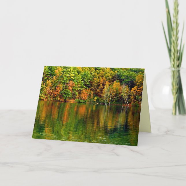 Cartão +A Great Awakening Light: Walden Pond (Frente)