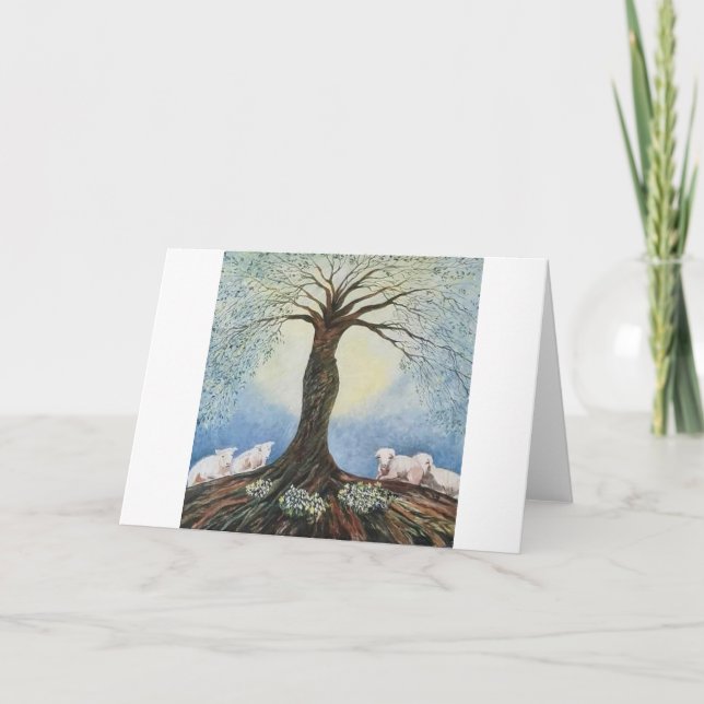 Cartão A greeting card from an idea  'St Brigid (Frente)