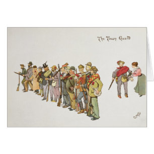 Cartão A guarda da cidade do jogador da liga de Ladysmith