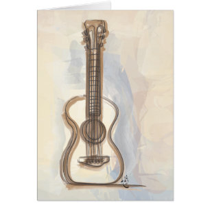 Cartão A guitarra de Annie