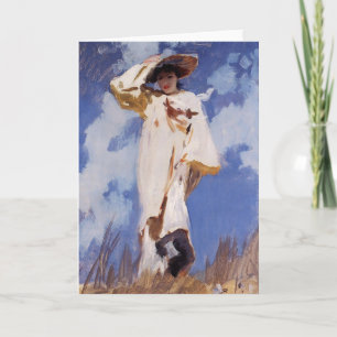 Cartão A Gust of Wind by John Singer Sargent