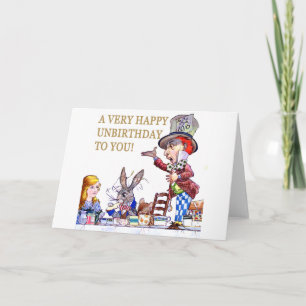 Cartão A Happy Unbirthday to You