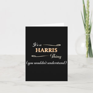 Cartão A Harris Thing Kamala Harris 2024 Anti-Tr