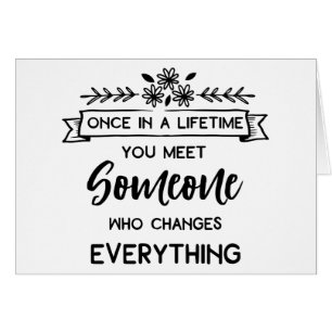 Cartão A história do amor pensa em você, sente sua falta,