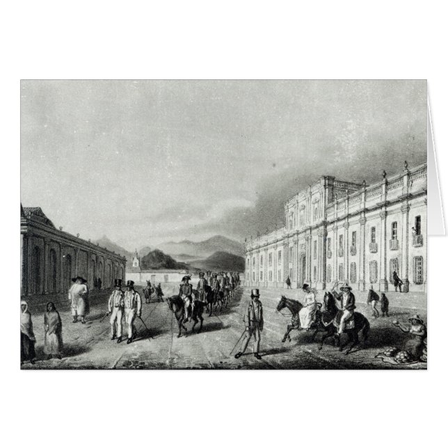 Cartão A hortelã de Santiago (Frente Horizontal)