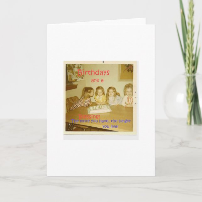 CARTÃO A HUMOROUS  BIRTHDAY CARD (Frente)