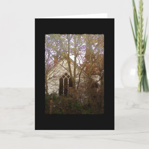 Cartão A Igreja Abandonada