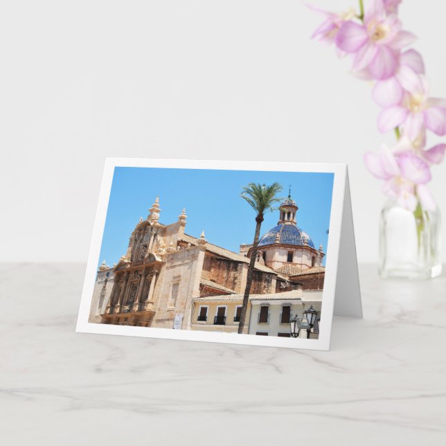 Cartão A Igreja da Assunção de Nossa Senhora, Lliria (Orquídea)