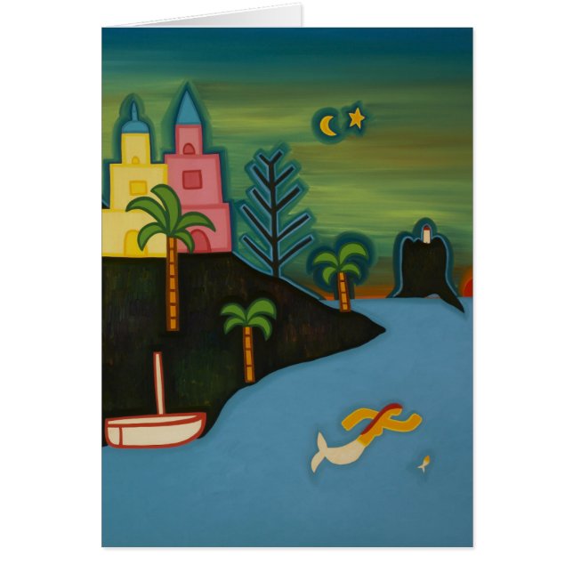 Cartão A ilha vulcânica 2008 (Frente)