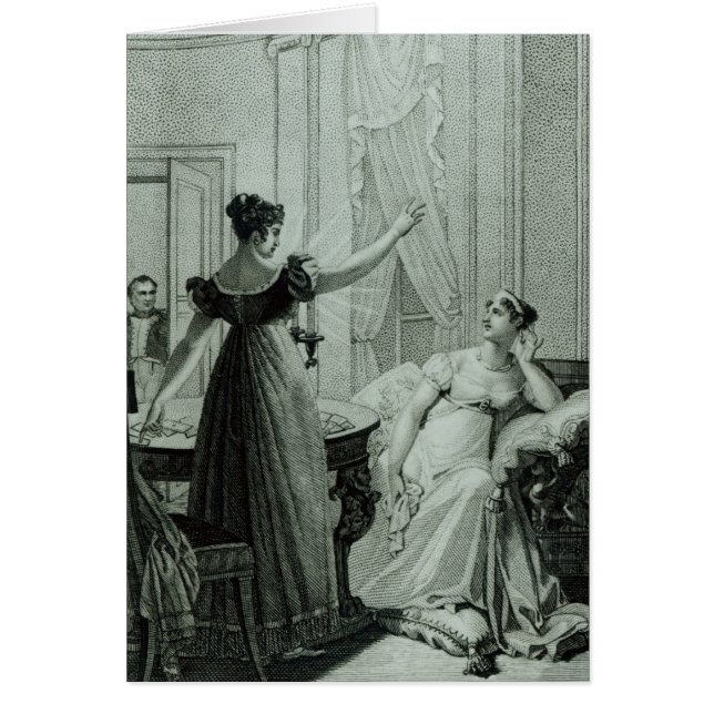 Cartão A imperatriz Josephine revela o prophesy (Frente)