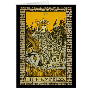 Cartão A imperatriz Tarot