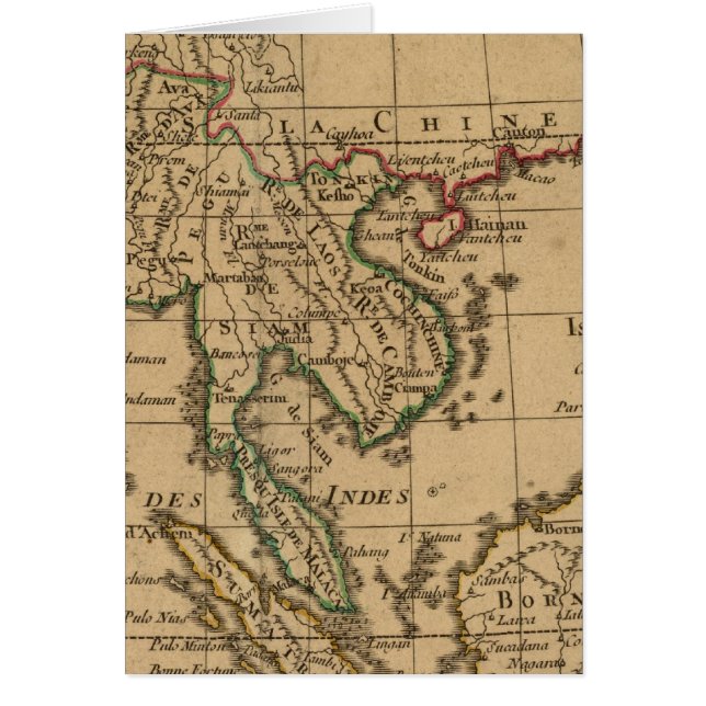 Cartão A Índia Oriental (Frente)