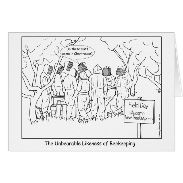 Cartão A Insuportável Probabilidade da Apicultura (Frente Horizontal)