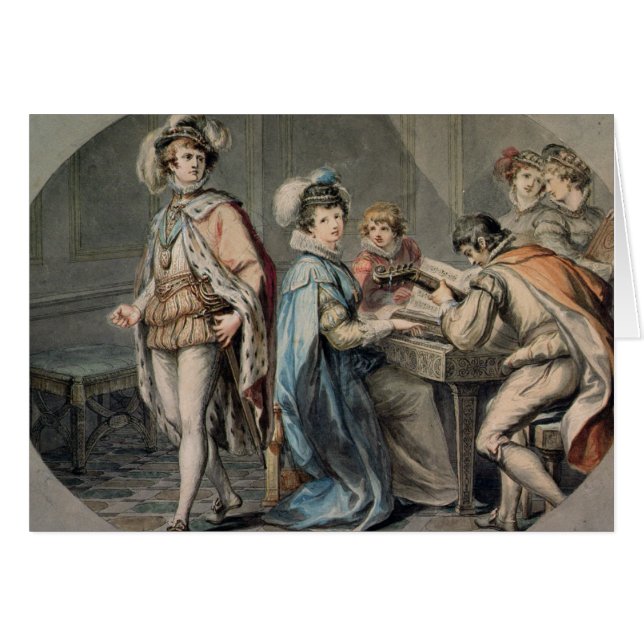 Cartão A inveja de Darnley (Frente Horizontal)