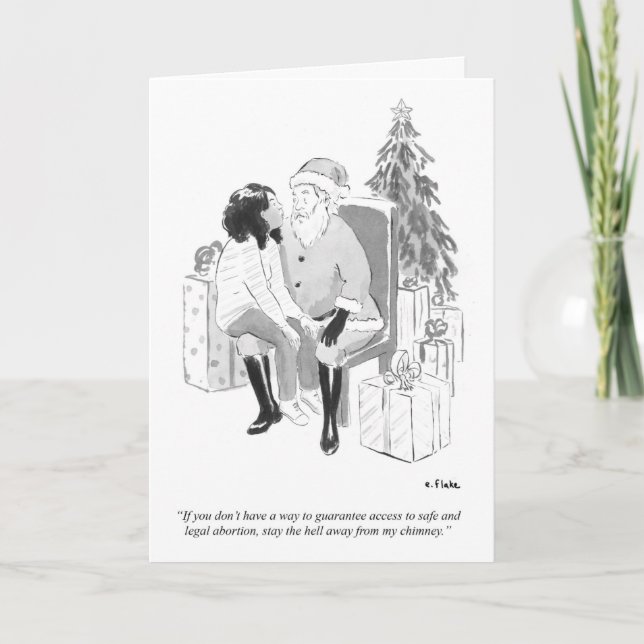 Cartão A is For Emily Flake Holiday (Frente)