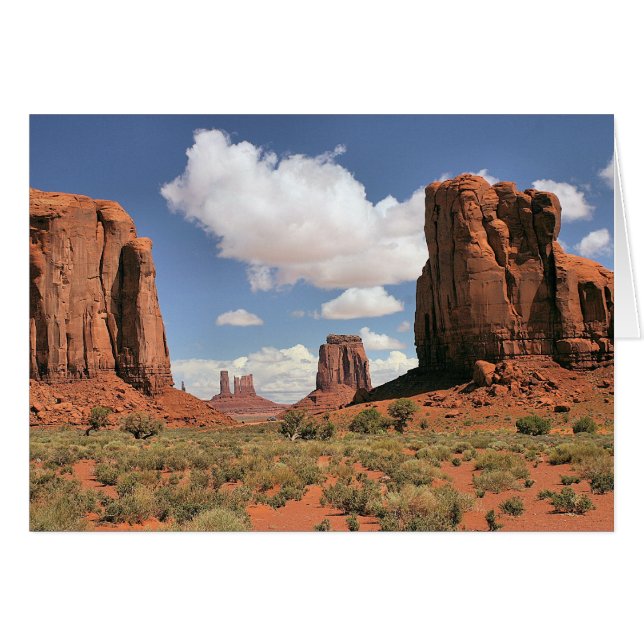 Cartão A janela, Monument Valley, UT (Frente Horizontal)