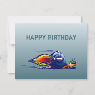 Cartão A Jetpack do Rocket Snail