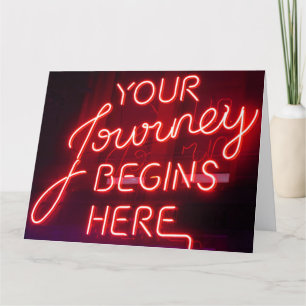 Cartão a jornada começa grande