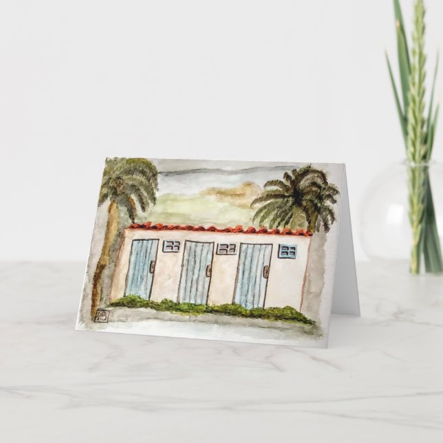 Cartão A laguna Malibu (Frente)