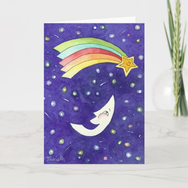 Cartão A Laughing Moon (Frente)