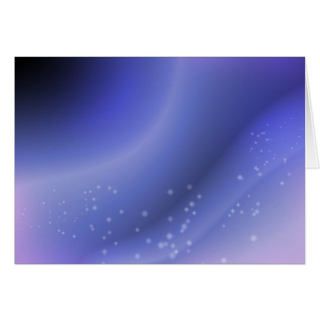 Cartão A lavanda Stars (a paisagem) (Frente Horizontal)