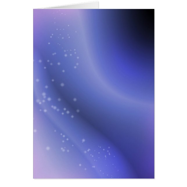 Cartão A lavanda Stars (o retrato) (Frente)