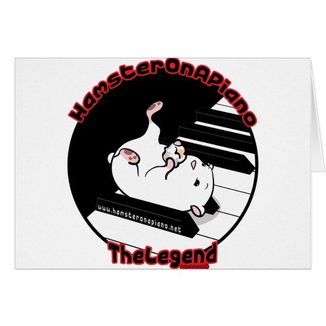 Cartão A legenda (Frente Horizontal)