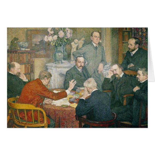 Cartão A leitura, 1903 (Frente Horizontal)