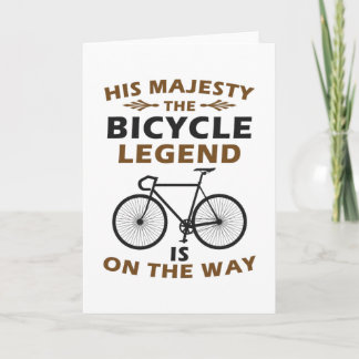 Cartão A Lenda Da Bicicleta Ciclista