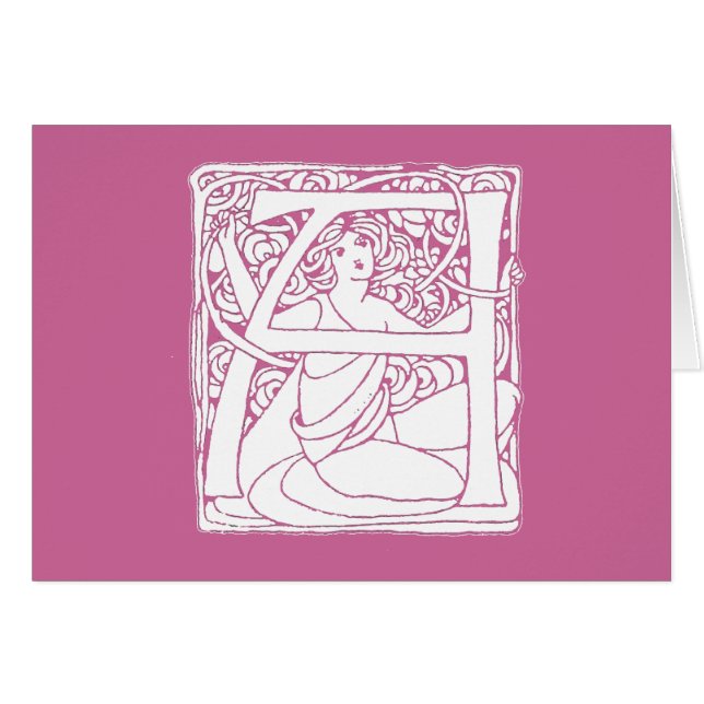 Cartão A - Letra Lady (Frente Horizontal)