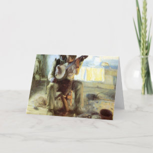 Cartão A Lição Banjo De Henry Ossawa Tanner