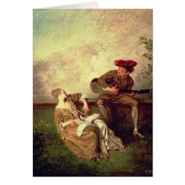 Cartão A lição do canto (Frente)