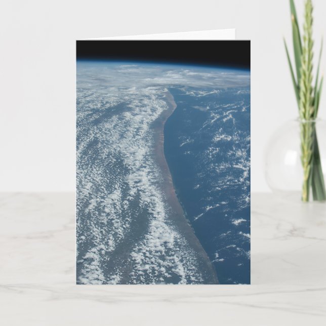 Cartão A Linha Costeira Do Oceano Índico Do Quénia E Da S (Frente)