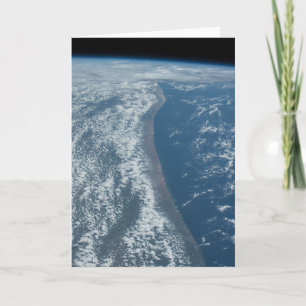 Cartão A Linha Costeira Do Oceano Índico Do Quénia E Da S