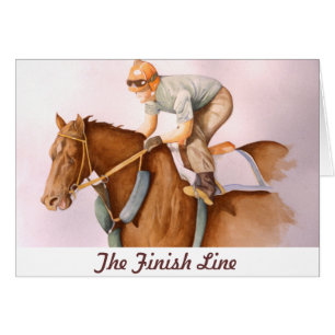 Cartão A linha de término