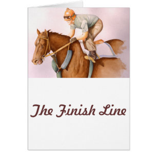 Cartão A linha de término