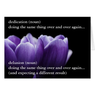 Cartão A linha fina entre a dedicação e a desilusão