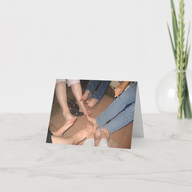 Cartão A little reminder: It's time for your pedicure. (Frente)