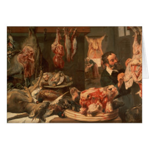Cartão A loja de carniceiro