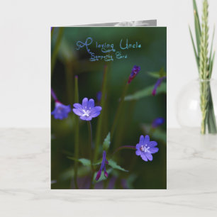 Cartão A loving Uncle, sympathy card
