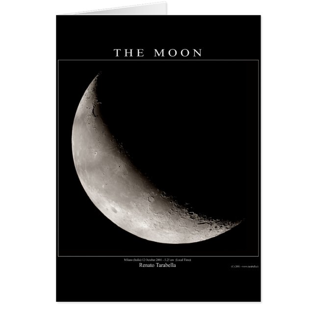 Cartão A Lua (Frente)