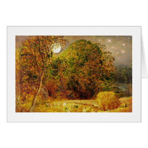 Cartão A lua cheia, 1833 (óleo no papel colocado no