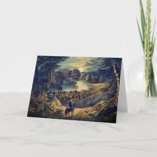 Cartão A Lua de Colheita, Currier & Ives: Vazio