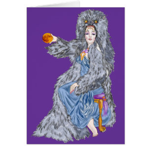 Cartão A lua do caçador