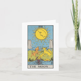 Cartão A Lua - Rider Waite Smith Tarot