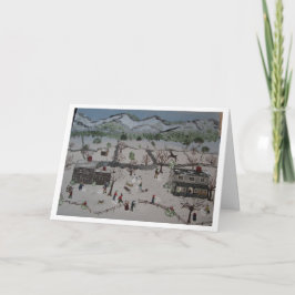 Cartão A Luta da Neve