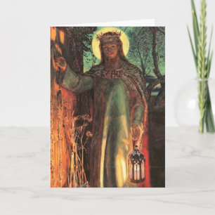 Cartão A luz da pintura do mundo