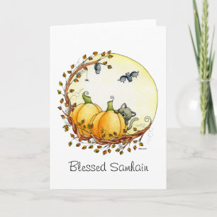 Cartão À Luz Da Placa De Lua